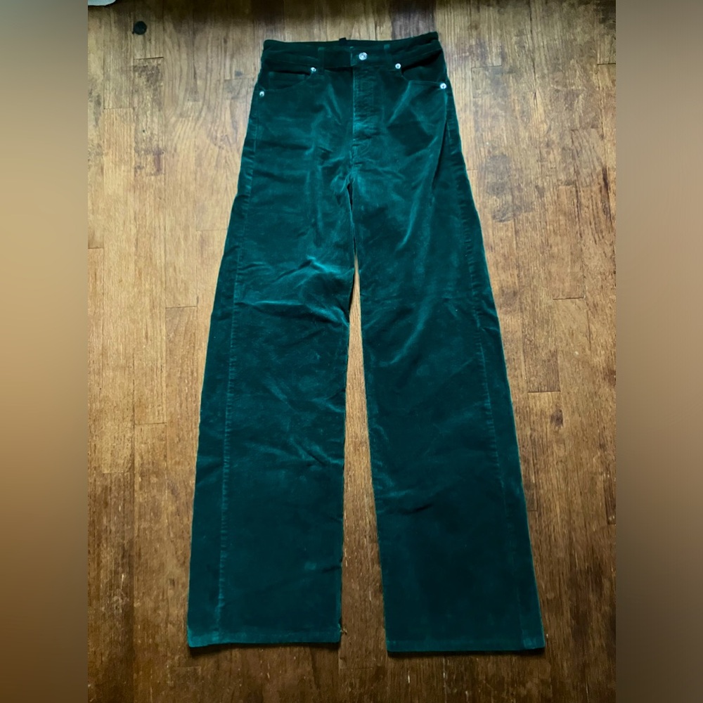 H&M green corduroy pants